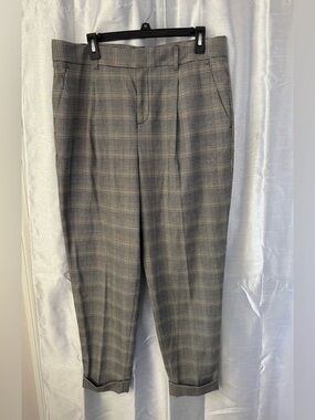 Banana Republic Gray Glen Plaid Women’s Dress Pants